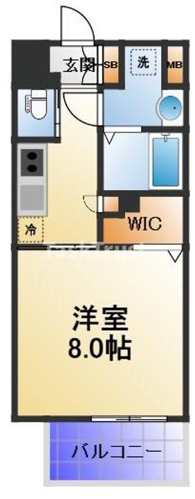 フォレストグレイス関目高殿Ⅶの間取り