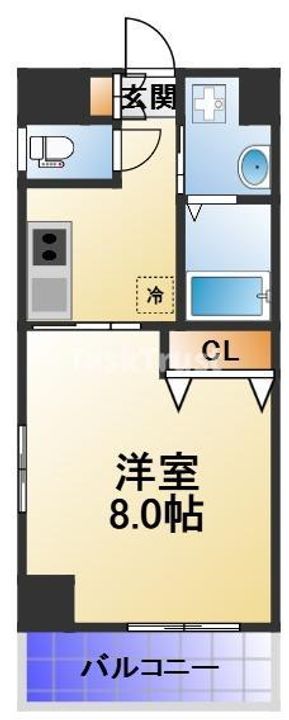 インベスト北梅田の間取り