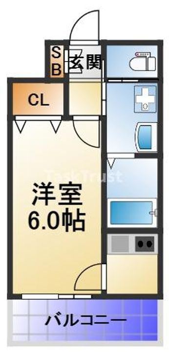 W.O.B.京橋の間取り