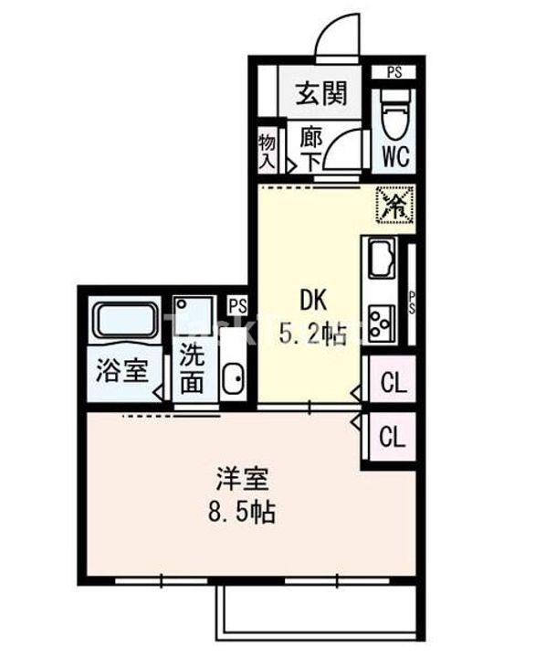 エストドミール野田の間取り