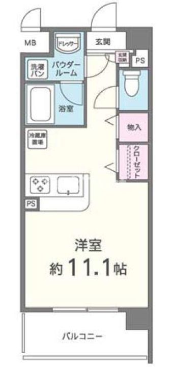 ディアコートハナテンの間取り