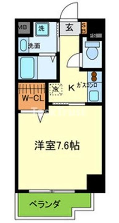 マルセイ玉川マンションの間取り