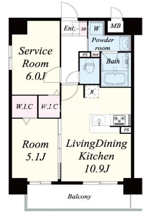 レミオコート都島の間取り