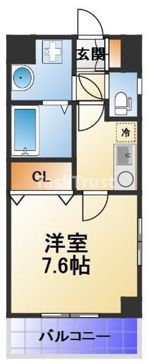 メッセージ大工大前の間取り