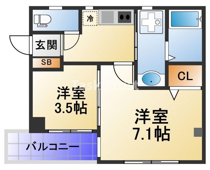 リトルフラワーの間取り