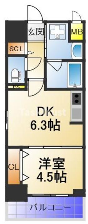 ma minetteの間取り
