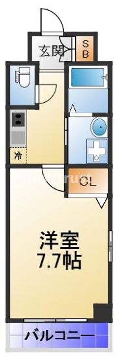 エステーラ都島の間取り