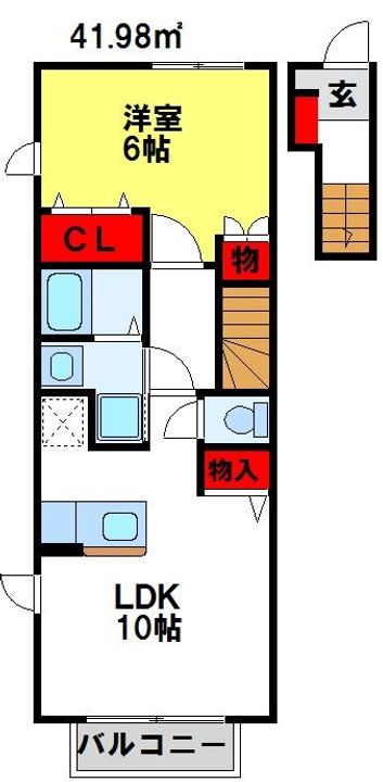 サンフラワーB203の間取り