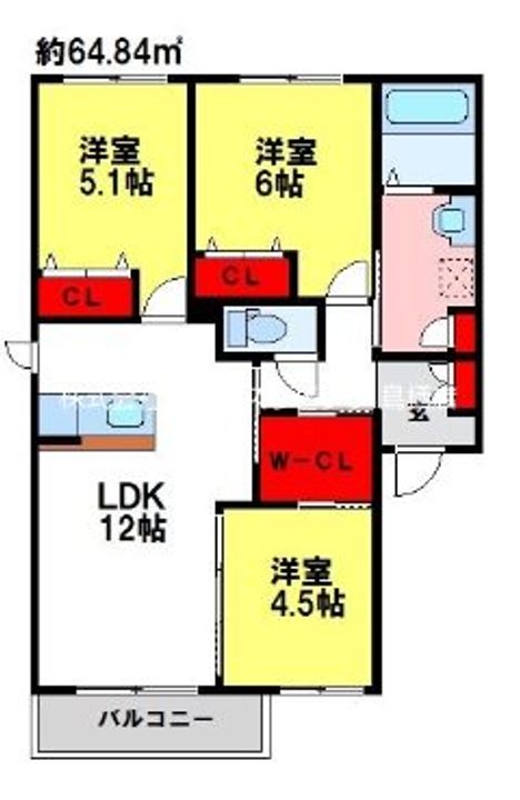 シュトラールC101の間取り