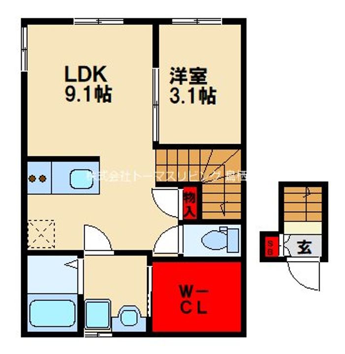 AIZU鳥栖の間取り