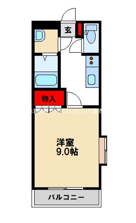 Cozy Hillsの間取り