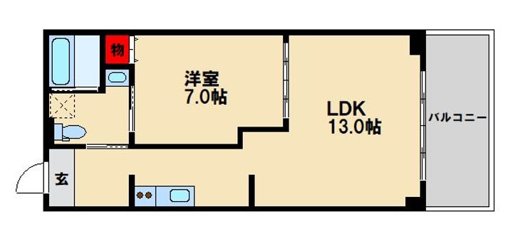 ラフテル小郡の間取り