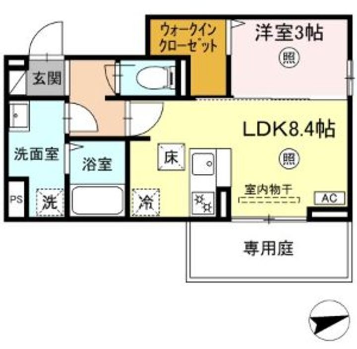 フリーデンやりたの間取り