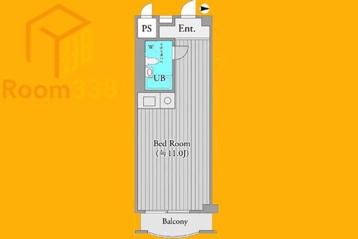 東京都新宿区西新宿4丁目(マンション)の賃貸物件の間取り