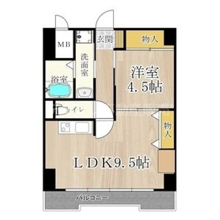 大阪府大阪市淀川区西宮原2丁目(マンション)の賃貸物件1005の間取り