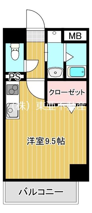 ダコタハウス世安303の間取り