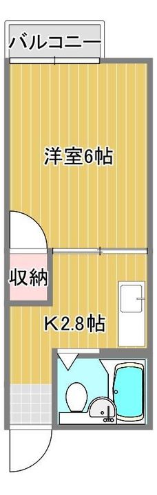 メゾン吉見201の間取り