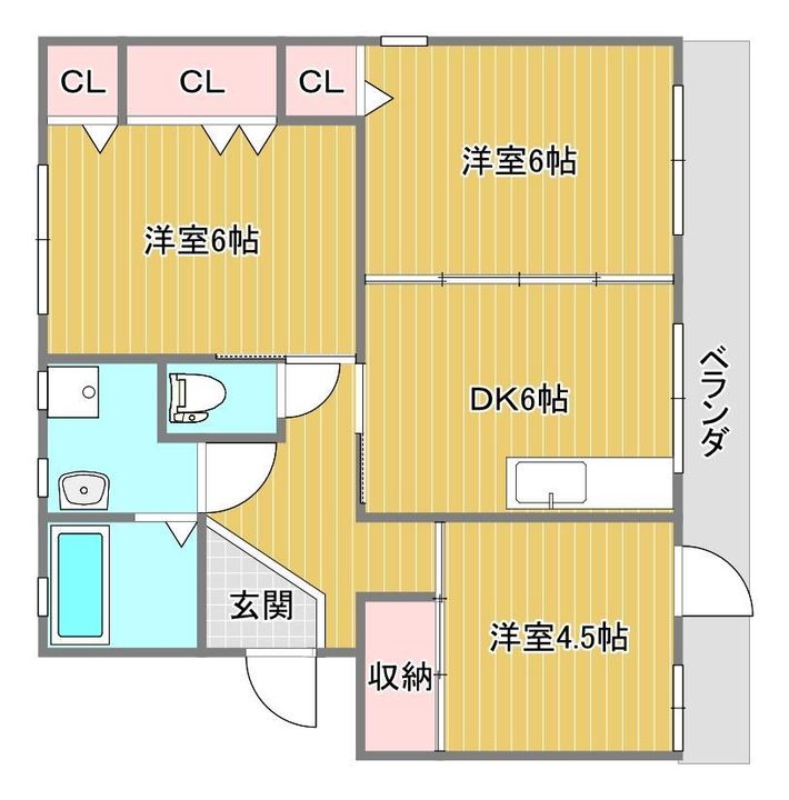 プラグレス201の間取り
