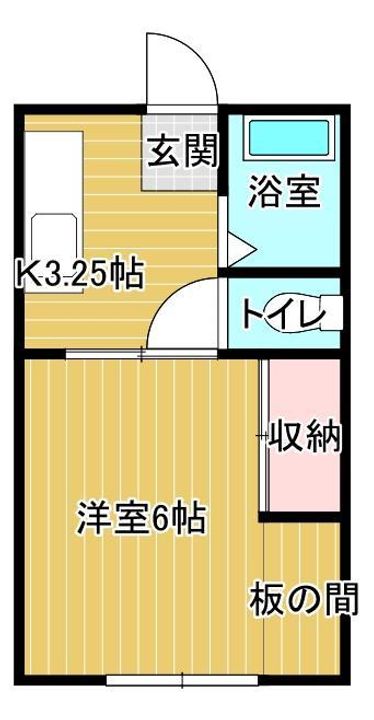 藤井ハイツB105の間取り