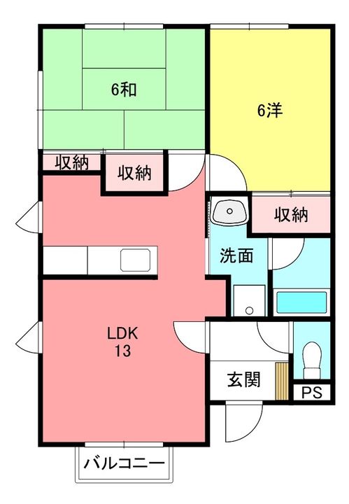 エミネントA202の間取り