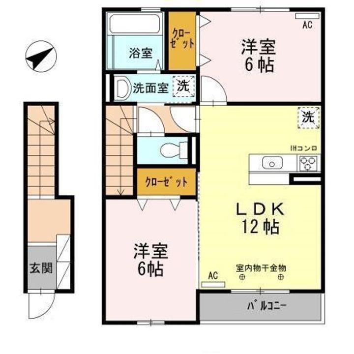 アムール桜202の間取り