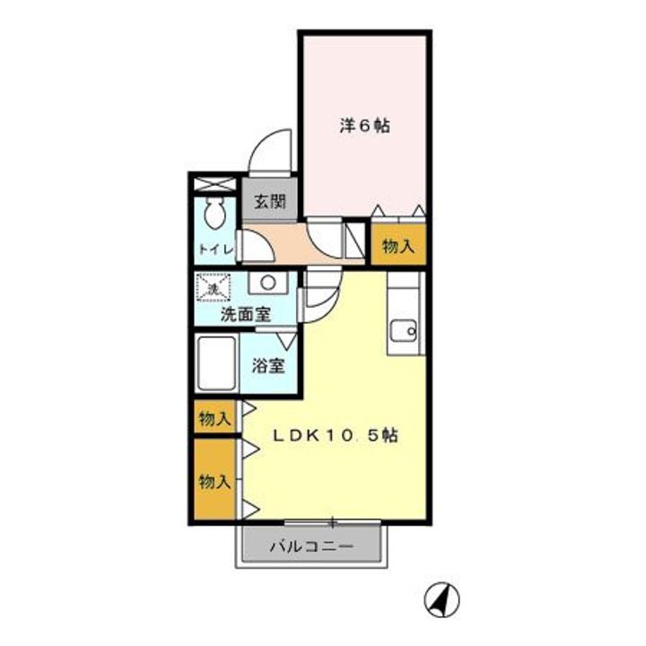 フレマリール新井田の間取り