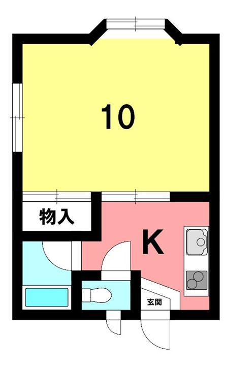 ラッフルズ1-Aの間取り