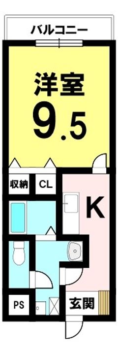 マンションアプリコット305の間取り
