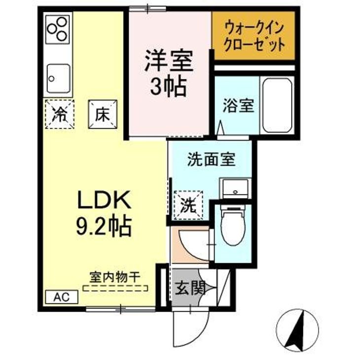 RESUA鍛冶町の間取り