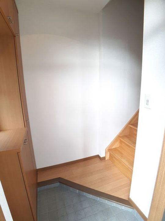 サンバティーク湊Bの玄関