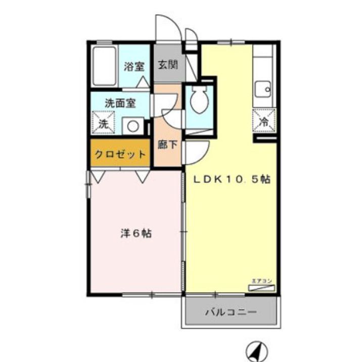 ボン・ショコラ205の間取り