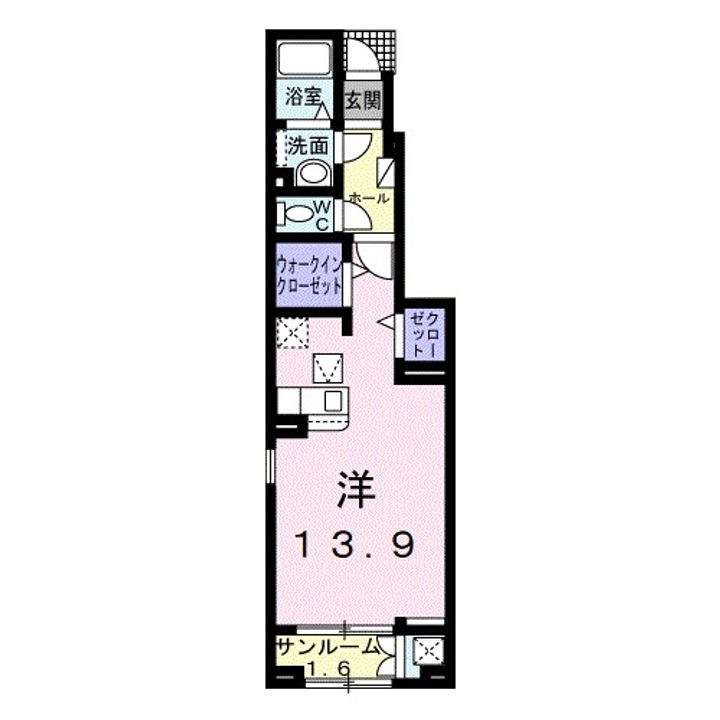プラシードAの間取り