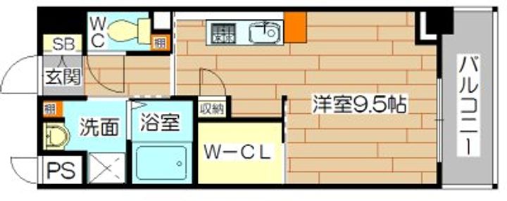 グランベージュ大手町の間取り