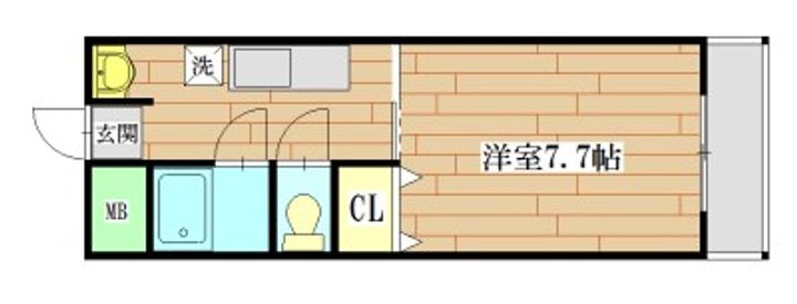 コンフォート茜の間取り