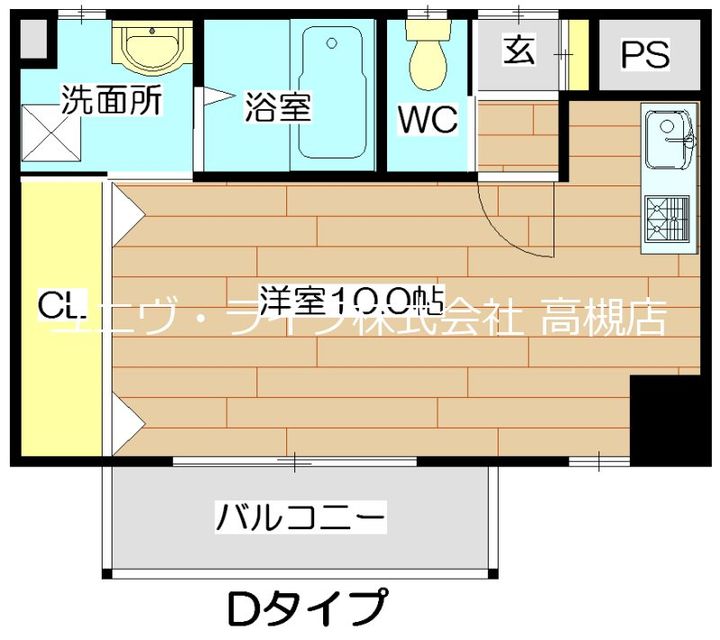 コクリコ富田の間取り