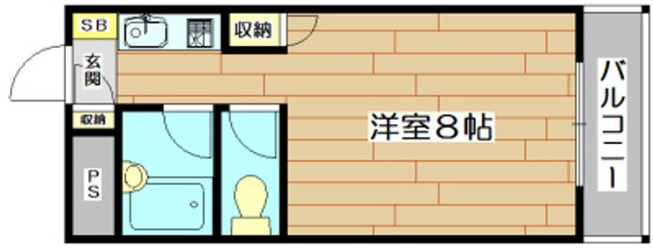 トレンディア松原の間取り