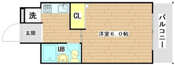 エスアイマンションの間取り