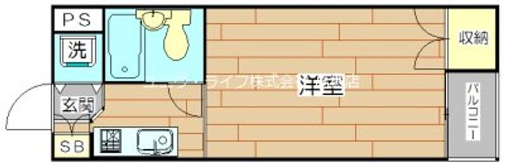 芥川グリーンハイツの間取り