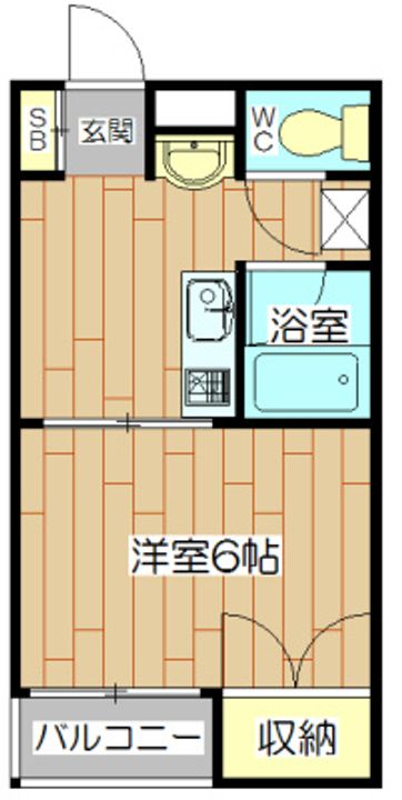 レジデンス摂津の間取り