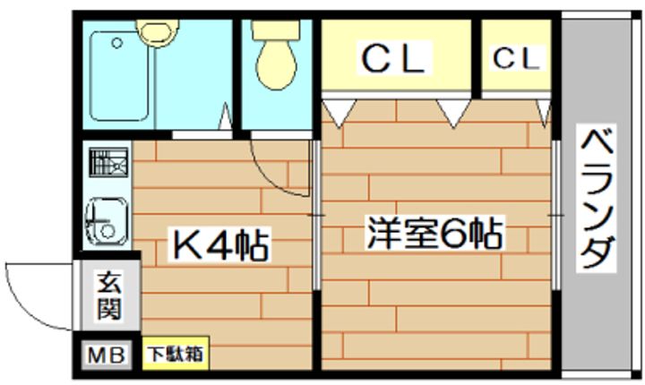 アンフィニィ松ヶ丘の間取り