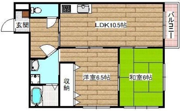 メゾンクレールの間取り