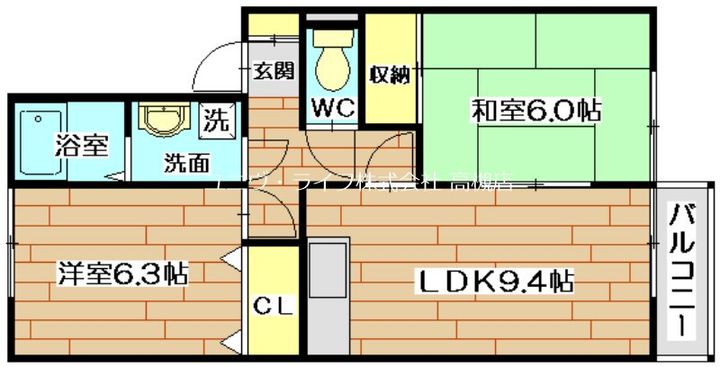 シンフォニックガーデンC棟の間取り