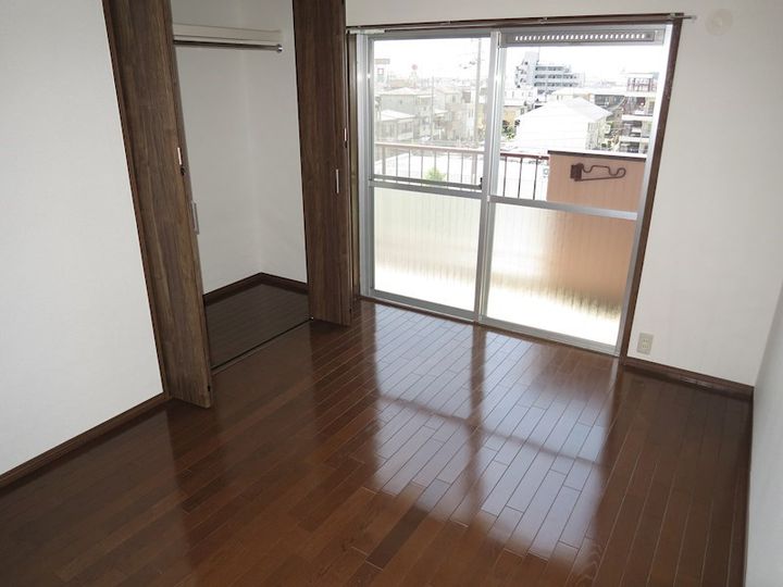 大和コーポの寝室