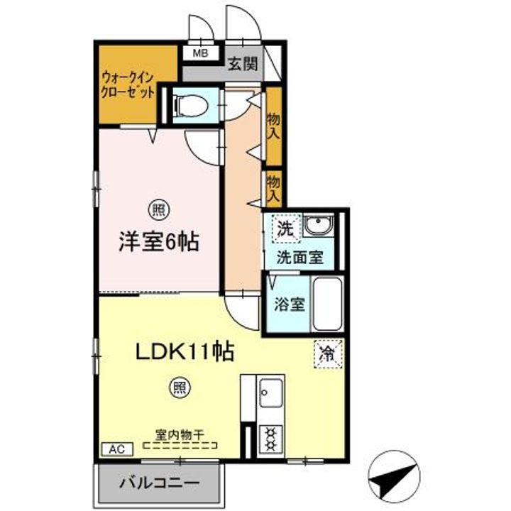 サウスグラースの間取り