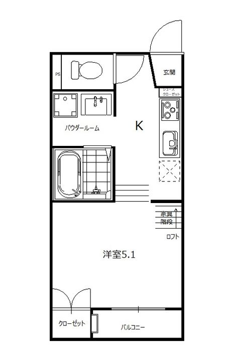 小春日和Aの間取り