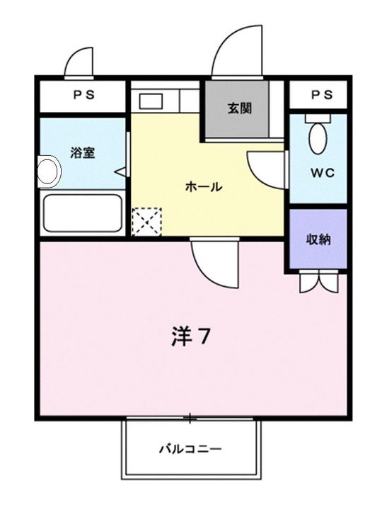 エレガントヴィラⅢの間取り