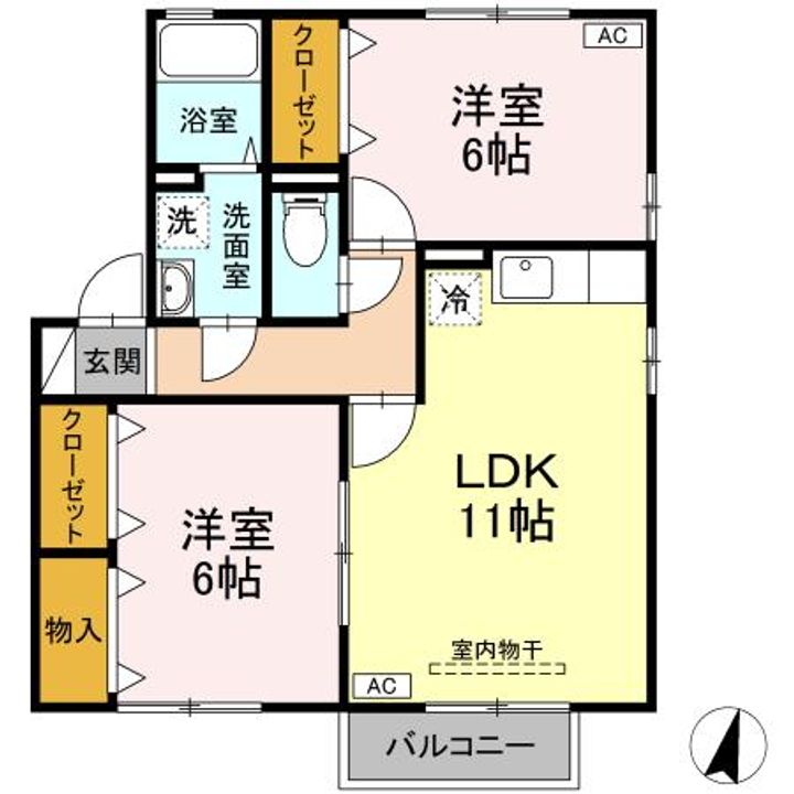 ブルーパージュの間取り