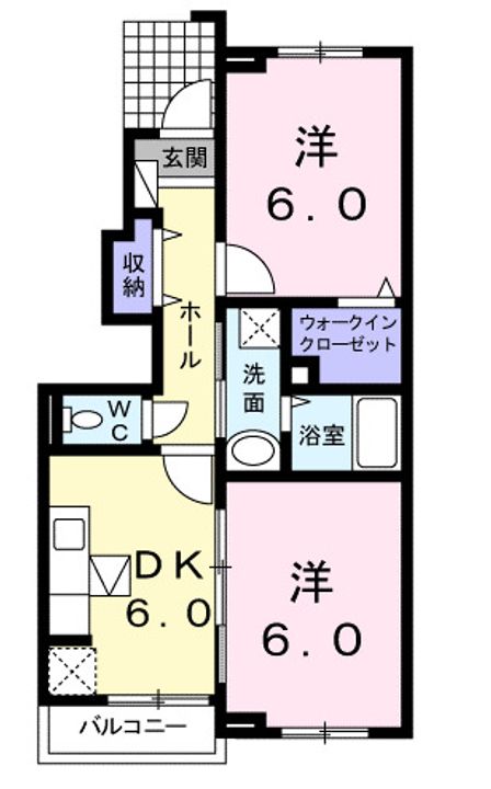 エアリー ブライドの間取り