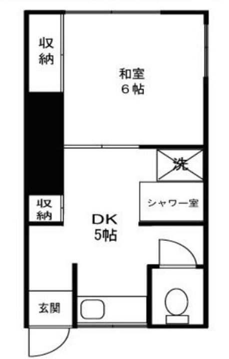 東京都江戸川区上一色3丁目(アパート)の賃貸物件102の間取り