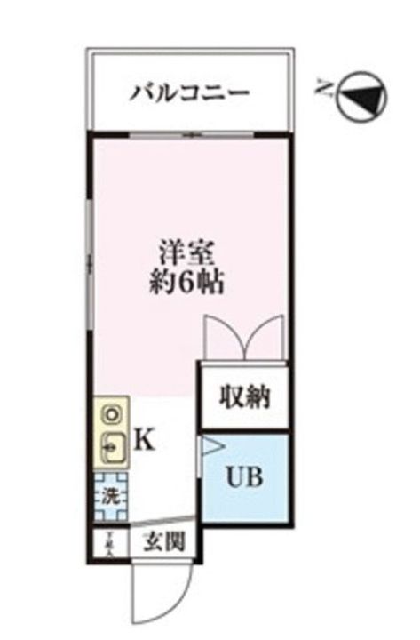 埼玉県川越市熊野町(マンション)の賃貸物件305の間取り